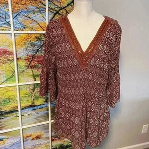 Catherine Rust Colored Top Size 14/16 or 0